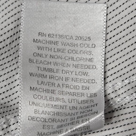 G by Guess Shirt Mens XL Gray Button Up Pinstripe Long Sleeve Pockets Western - Picture 14 of 14